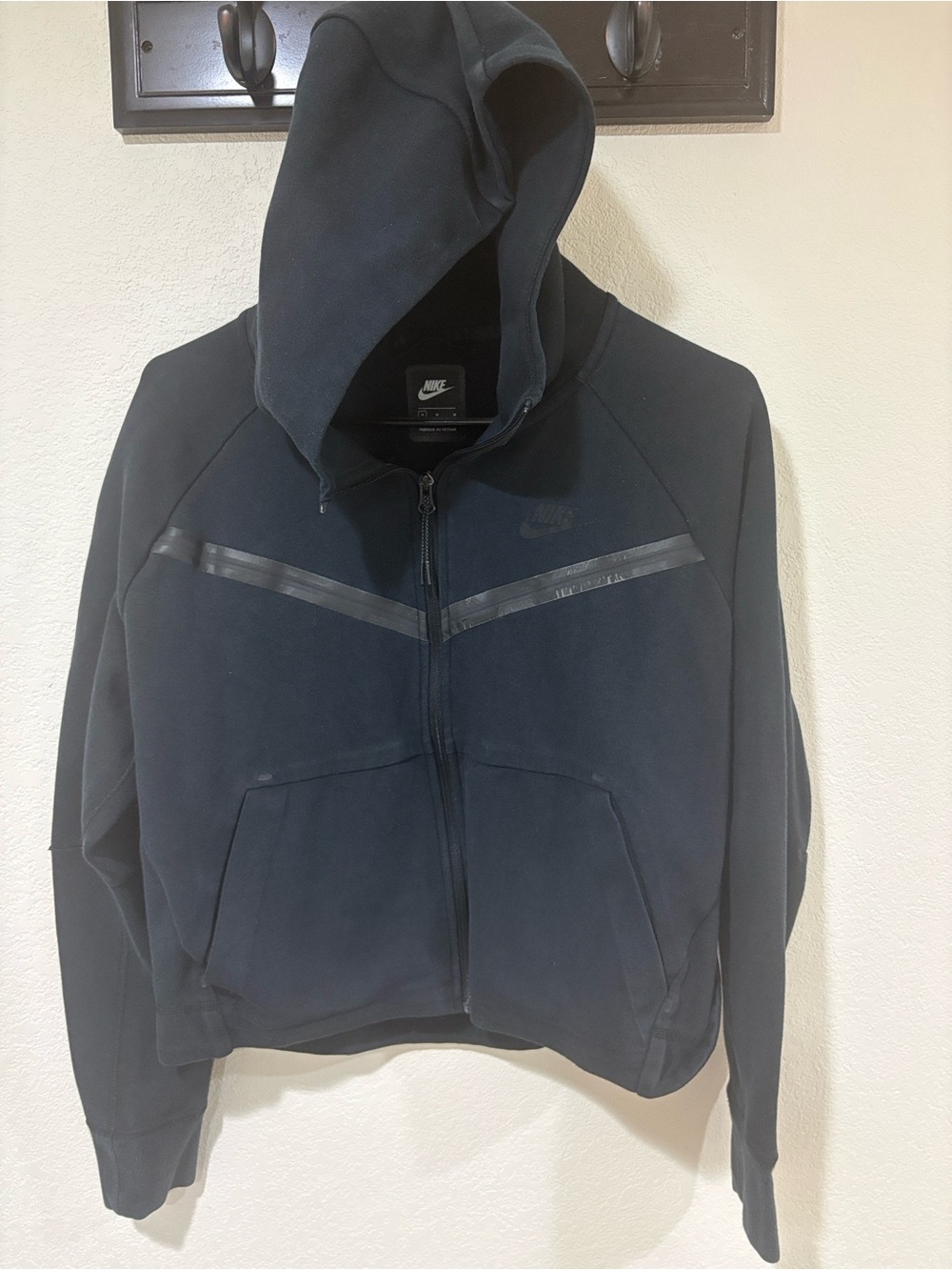 Nike Tech Windrunner Dark Navy Hooded  full Zip-Up Jacket